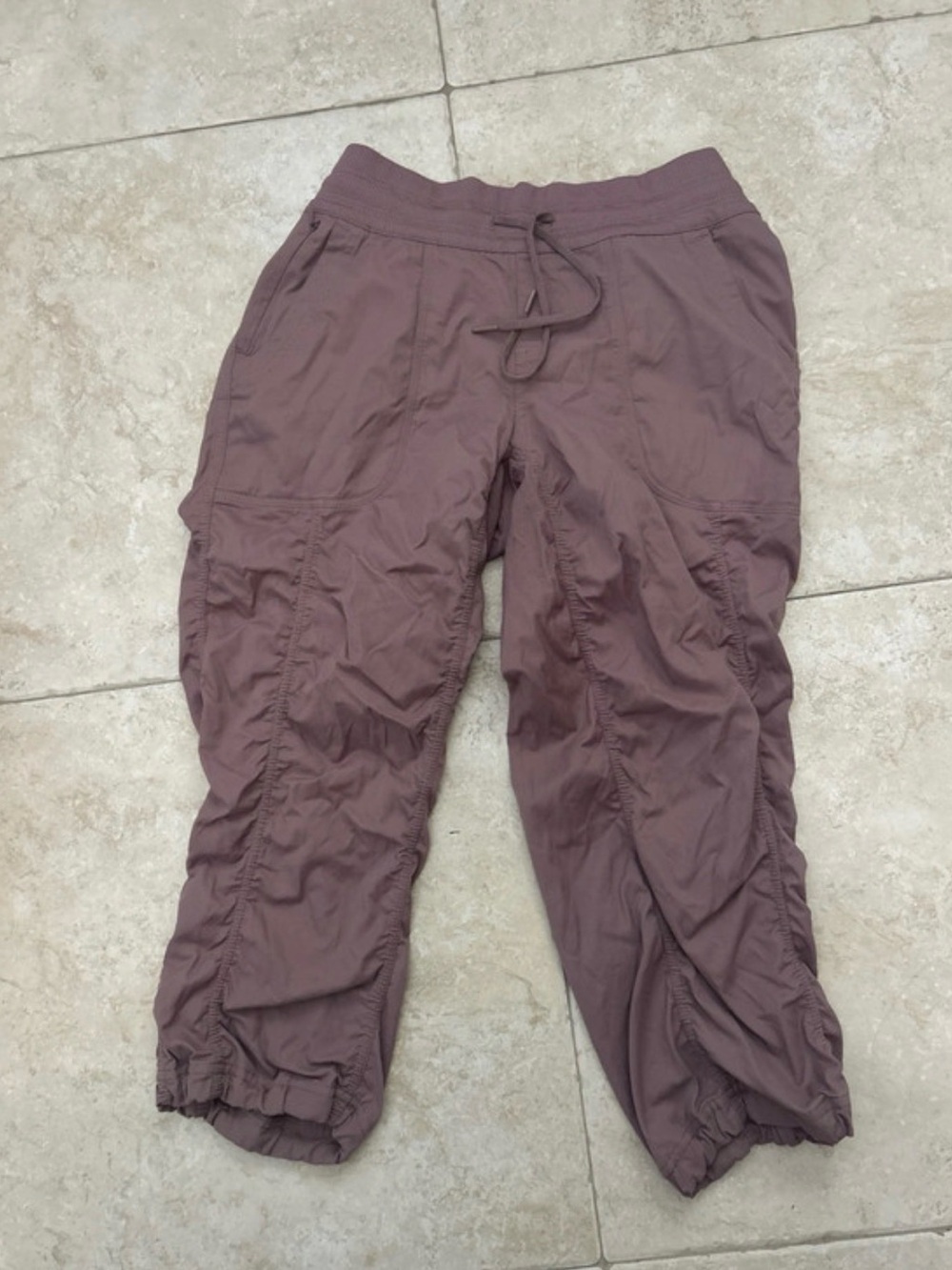 The North Face Mauve Drawstring Capri Joggers